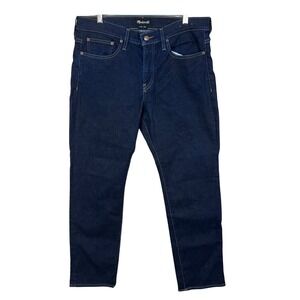 Madewell Men’s Dark Blue Straight-Leg Jeans